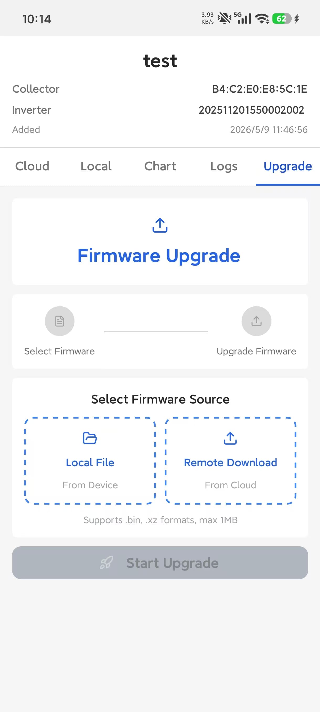 Firmware Update